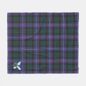Scotts Guthrie Modern Tartan Kariert Fleecedecke (Vorderseite (Horizontal))