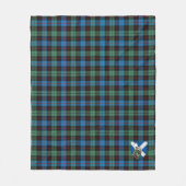 Scotts Guthrie Tartan Kariert Fleecedecke (Vorderseite)