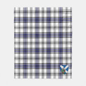 Scotts Hannay Gray Tartan Kariert Fleecedecke (Vorderseite)
