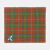 Scotts Hay Ancient Tartan Kariert Fleecedecke (Vorderseite (Horizontal))