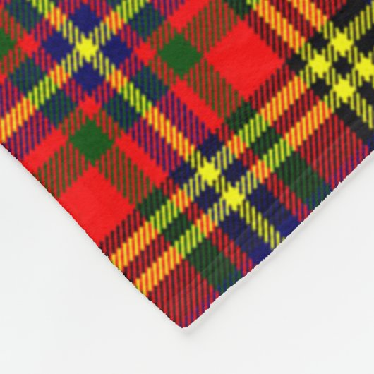 Scotts Hepburn Tartan Kariert Fleecedecke (Ecke)