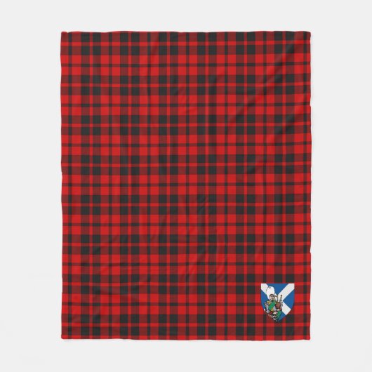 Scotts Hog Tartan Kariert Fleecedecke (Vorderseite)