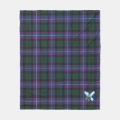 Scotts Hunter Modern Tartan Kariert Fleecedecke (Vorderseite)