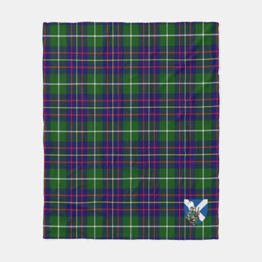 Scotts Inglis Modern Tartan Kariert Fleecedecke (Vorderseite)