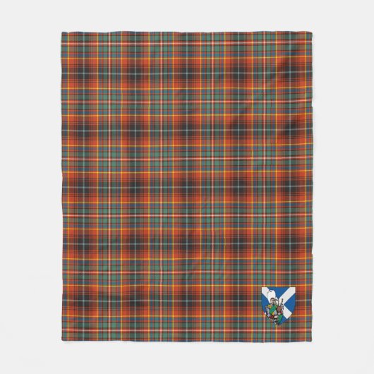 Scotts Innes Ancient Tartan Kariert Fleecedecke (Vorderseite)