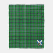 Scotts Innes Hunting Tartan Kariert Fleecedecke (Vorderseite)