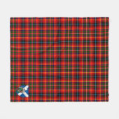 Scotts Innes Modern Tartan Kariert Fleecedecke (Vorderseite (Horizontal))