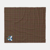 Scotts Innes of Cowie Tartan Kariert Fleecedecke (Vorderseite (Horizontal))