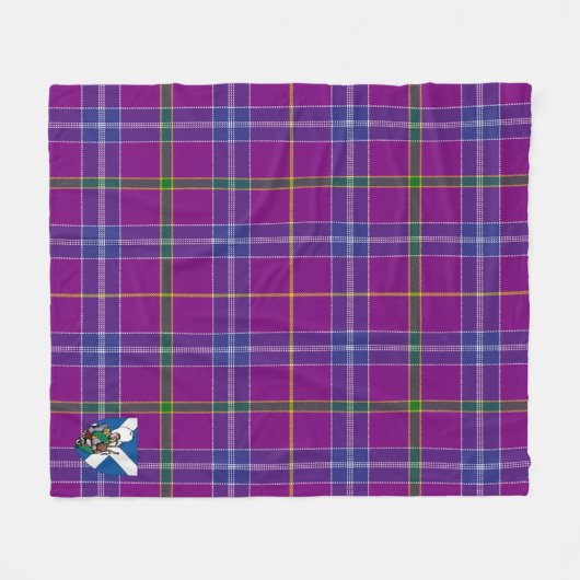 Scotts Jackson Tartan Kariert Fleecedecke (Vorderseite (Horizontal))