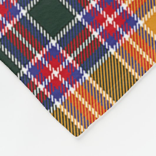 Scotts Jacobite Tartan Kariert Fleecedecke (Ecke)