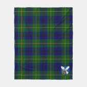 Scotts Johnston Modern Tartan Kariert Fleecedecke (Vorderseite)