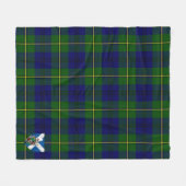 Scotts Johnston Modern Tartan Kariert Fleecedecke (Vorderseite (Horizontal))