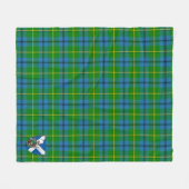 Scotts Johnston Tartan Kariert Fleecedecke (Vorderseite (Horizontal))