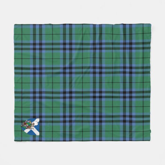 Scotts Keith Ancient Tartan Kariert Fleecedecke (Vorderseite (Horizontal))