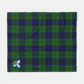 Scotts Keith Modern Tartan Kariert Fleecedecke (Vorderseite (Horizontal))