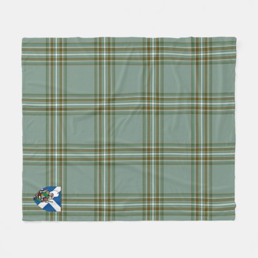 Scotts Kelly Tartan Kariert Fleecedecke (Vorderseite (Horizontal))