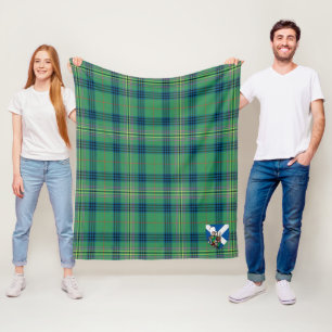 Scotts Kennedy Ancient Tartan Kariert Fleecedecke
