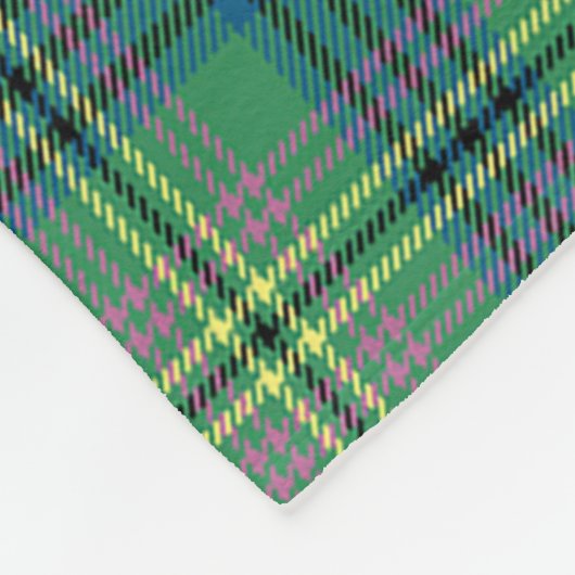 Scotts Kennedy Ancient Tartan Kariert Fleecedecke (Ecke)