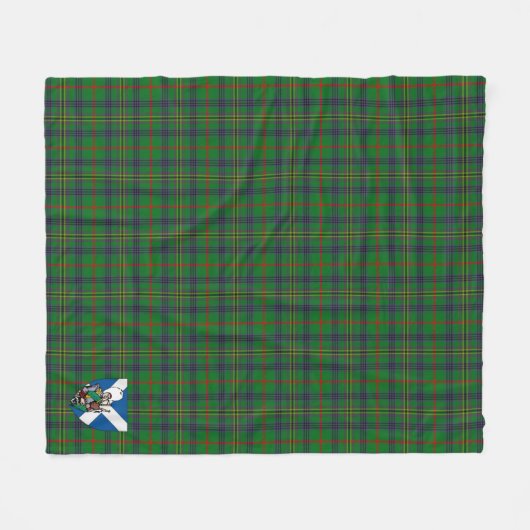 Scotts Kennedy Tartan Kariert Fleecedecke (Vorderseite (Horizontal))