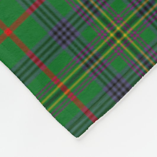 Scotts Kennedy Tartan Kariert Fleecedecke (Ecke)