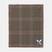 Scotts Kennedy Weathered Tartan Kariert Fleecedecke (Vorderseite)