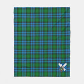 Scotts Kerr Hunting Tartan Kariert Fleecedecke (Vorderseite)