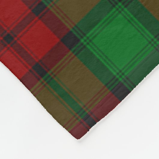 Scotts Kerr Tartan Kariert Fleecedecke (Ecke)