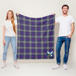 Scotts Kinnaird Tartan Kariert Fleecedecke