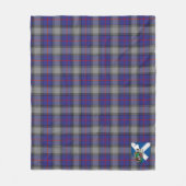 Scotts Kinnaird Tartan Kariert Fleecedecke (Vorderseite)