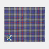 Scotts Kinnaird Tartan Kariert Fleecedecke (Vorderseite (Horizontal))