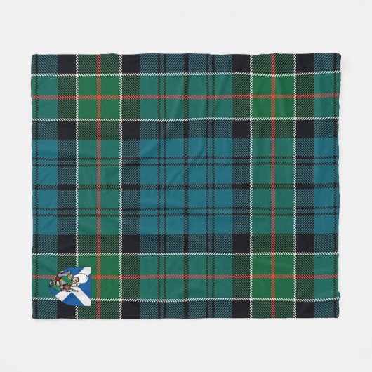 Scotts Kirkpatrick Tartan Kariert Fleecedecke (Vorderseite (Horizontal))