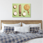 Scott's Kompass, Thermometer, Leinwanddruck (Insitu (Schlafzimmer))