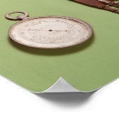 Scott's Kompass, Thermometer, Poster (Ecke)