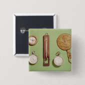 Scotts Kompass, Thermometer, Sundial, Button (Vorne & Hinten)