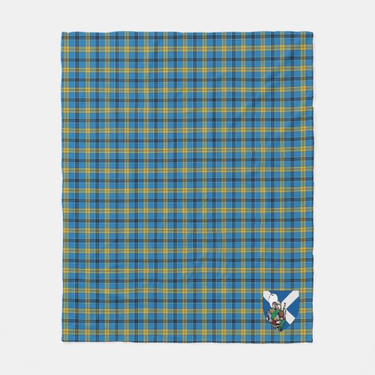 Scotts Laing Jagd Tartan Kariert Fleecedecke (Vorderseite)