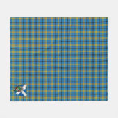 Scotts Laing Jagd Tartan Kariert Fleecedecke (Vorderseite (Horizontal))