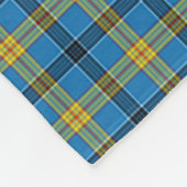 Scotts Laing Jagd Tartan Kariert Fleecedecke (Ecke)
