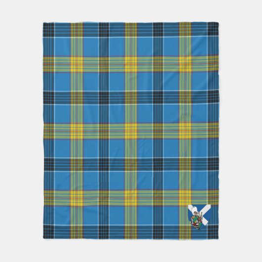 Scotts Laing Tartan Kariert Fleecedecke (Vorderseite)