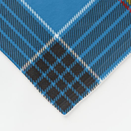 Scotts Laing Tartan Kariert Fleecedecke (Ecke)