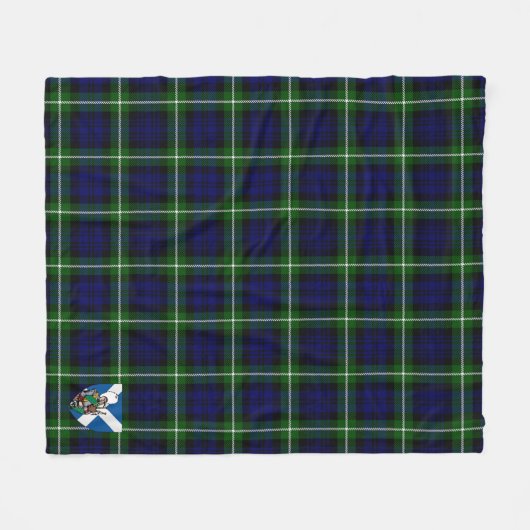 Scotts Lamont Modern Tartan Kariert Fleecedecke (Vorderseite (Horizontal))