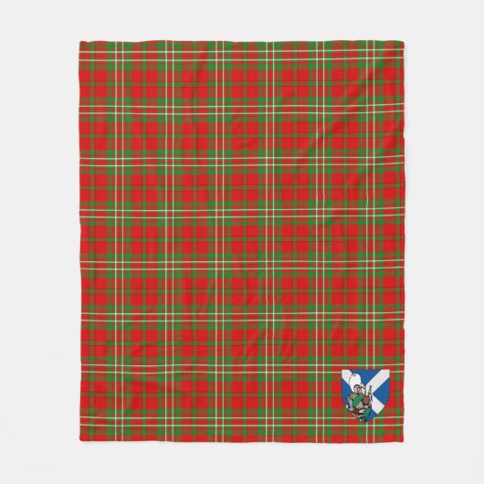 Scotts Langlands Tartan Kariert Fleecedecke (Vorderseite)