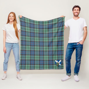 Scotts Leslie jagt uralten Tartan-Karostoff Fleecedecke