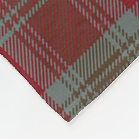 Scotts Lindsay Weathered Tartan Kariert Fleecedecke (Ecke)