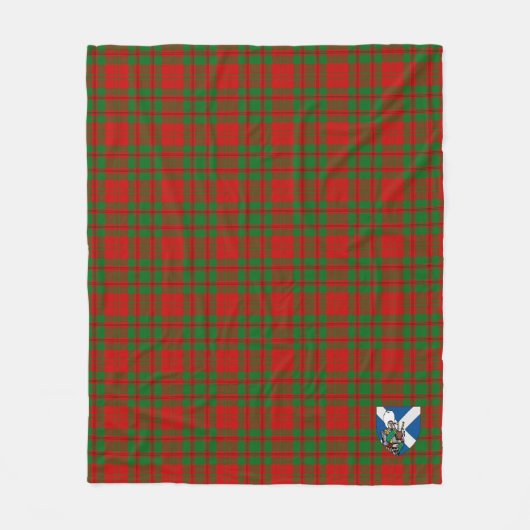 Scotts Livingstone Tartan Kariert Fleecedecke (Vorderseite)