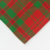 Scotts Livingstone Tartan Kariert Fleecedecke (Ecke)