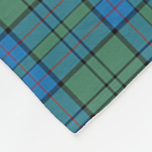 Scotts Lockhart Ancient Tartan Kariert Fleecedecke (Ecke)