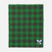 Scotts Logie Tartan Kariert Fleecedecke (Vorderseite)