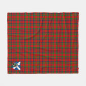 Scotts Lumsden von Kintore Tartan Kariert Fleecedecke (Vorderseite (Horizontal))