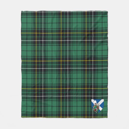 Scotts MacAlpine Ancient Tartan Kariert Fleecedecke (Vorderseite)