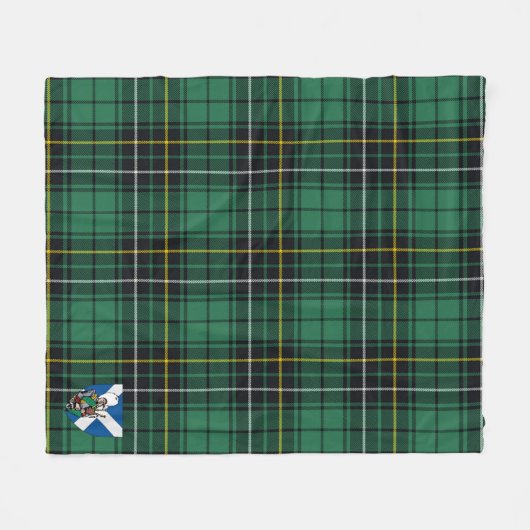 Scotts MacAlpine Ancient Tartan Kariert Fleecedecke (Vorderseite (Horizontal))